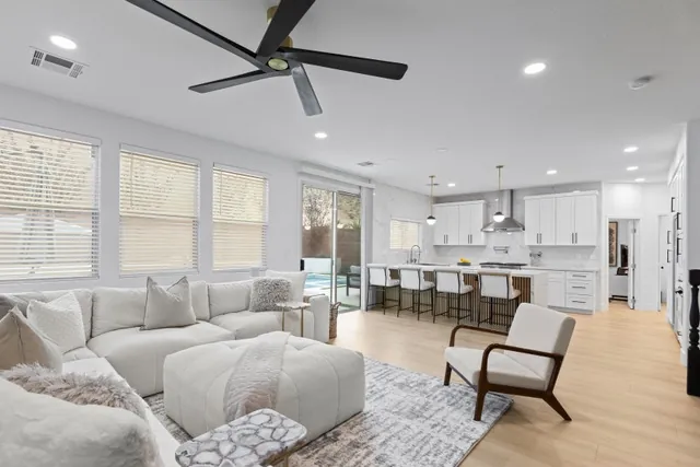Open-concept kitchen and great room